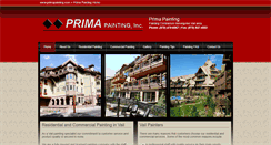Desktop Screenshot of primapainting.com