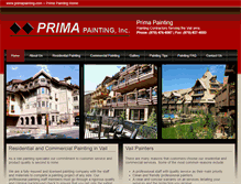 Tablet Screenshot of primapainting.com
